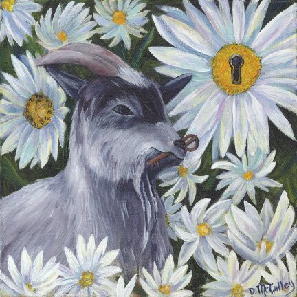 Secrets Of The Garden; Goat - Debbie McCulley, Artist