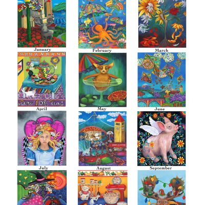 2027 Whimsical Art Calendar
